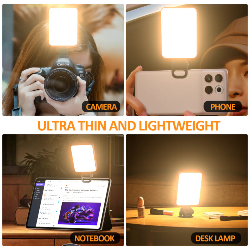 Magnetic fill light LED video conference phone fill light camera photography live broadcast photography pocket light - Image 3