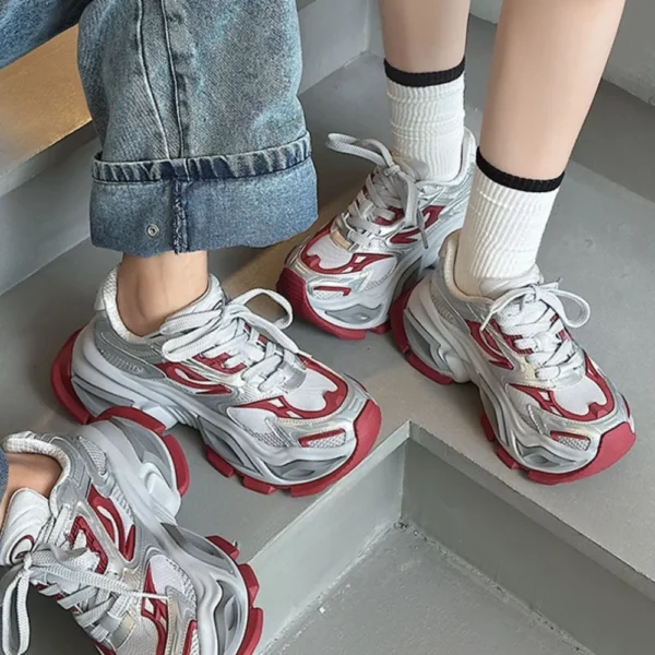 Breathable Chunky Platform Sneakers