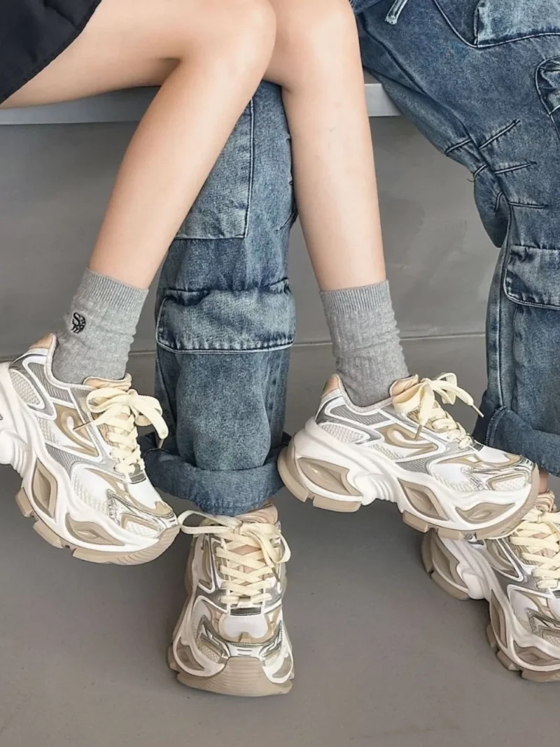 Breathable Chunky Platform Sneakers - Image 4