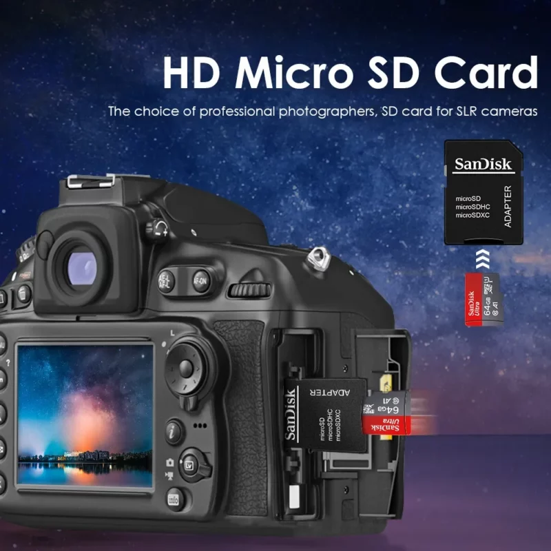 Micro SD Card 64GB Video Monitoring Traffic memory card 128GB 256GB Max 512GB 1TB smartphone DJI drone cardfor car - Image 3