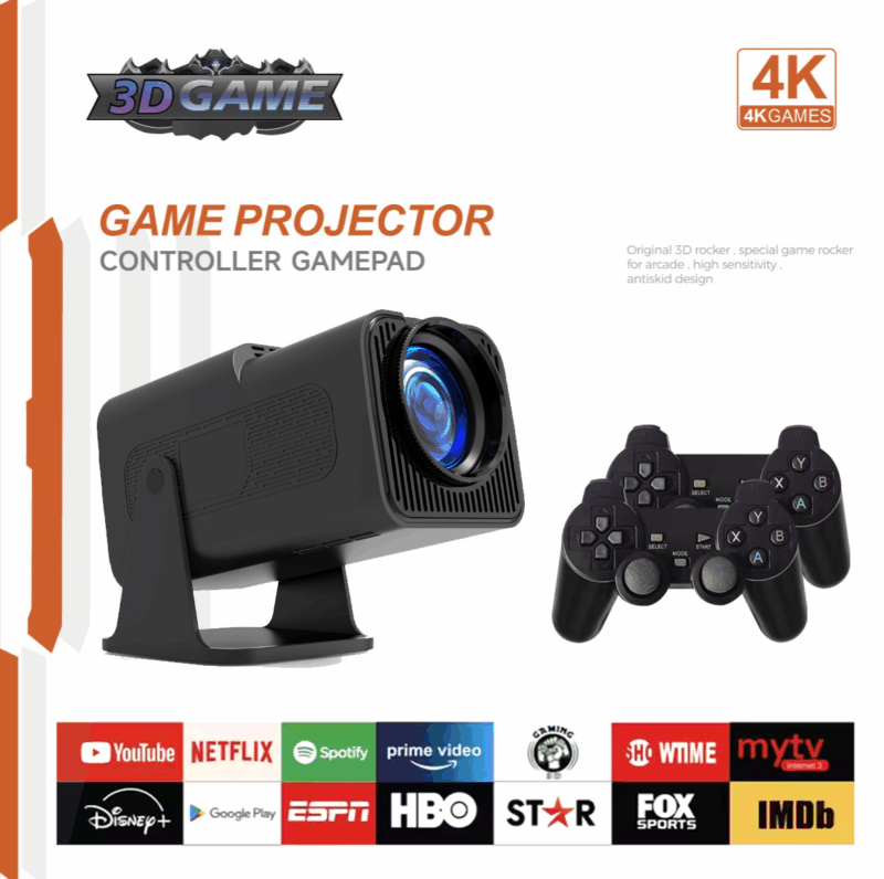 Mp3 Games 32Gb F600 Projector Draagbare Draadloze 4K Full Hd Video Lcd 1080P Home Android 180 Graden Pk Hy320 Outdoor Projector - Image 3