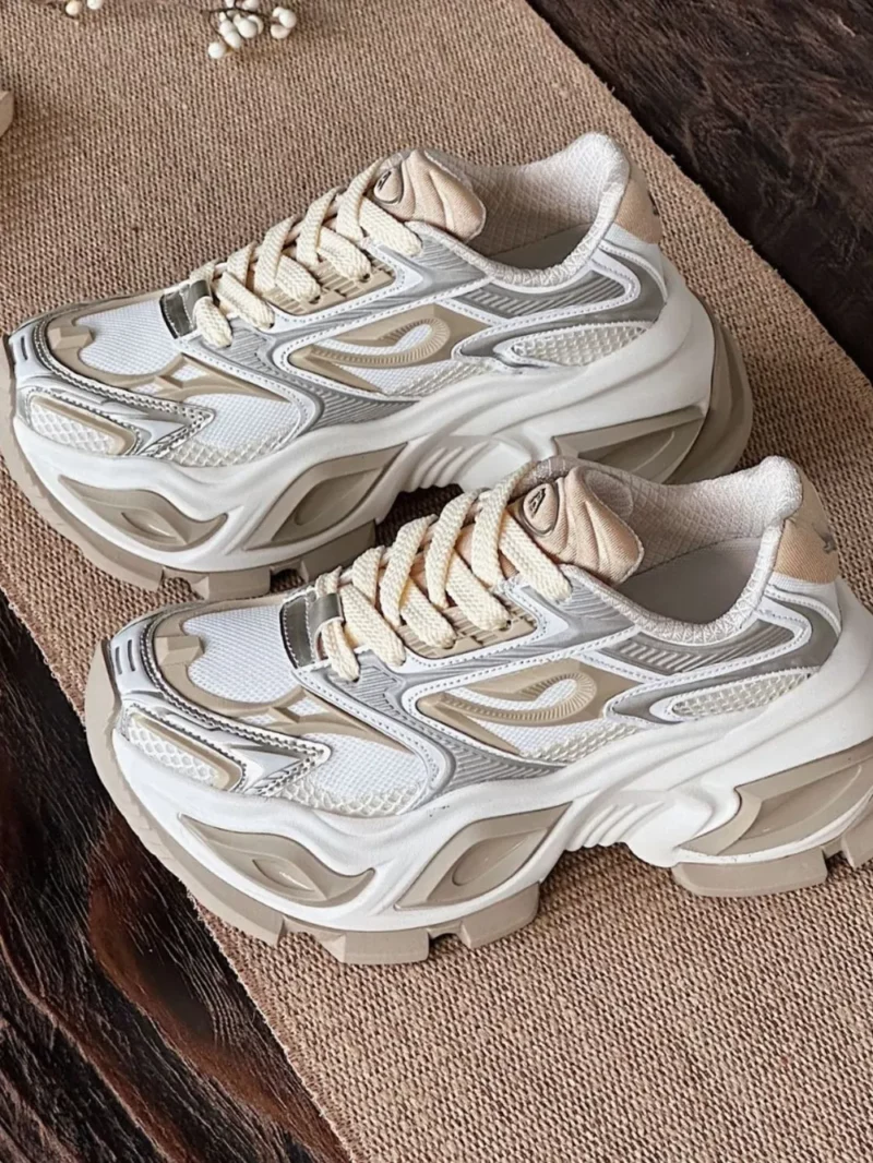 Breathable Chunky Platform Sneakers - Image 3