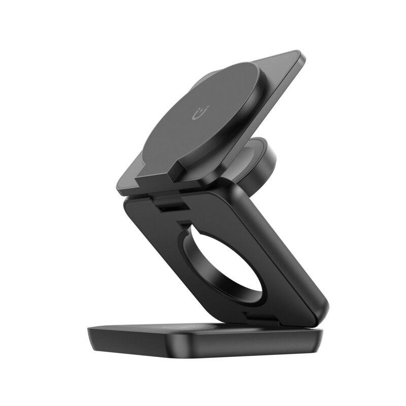 3 in 1 Wireless Charger Magnetic Foldable Charger For iphone charger power Adapter Charging Stand & Holder - Image 7