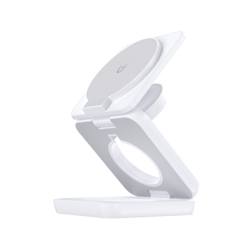 3 in 1 Wireless Charger Magnetic Foldable Charger For iphone charger power Adapter Charging Stand & Holder - Image 6