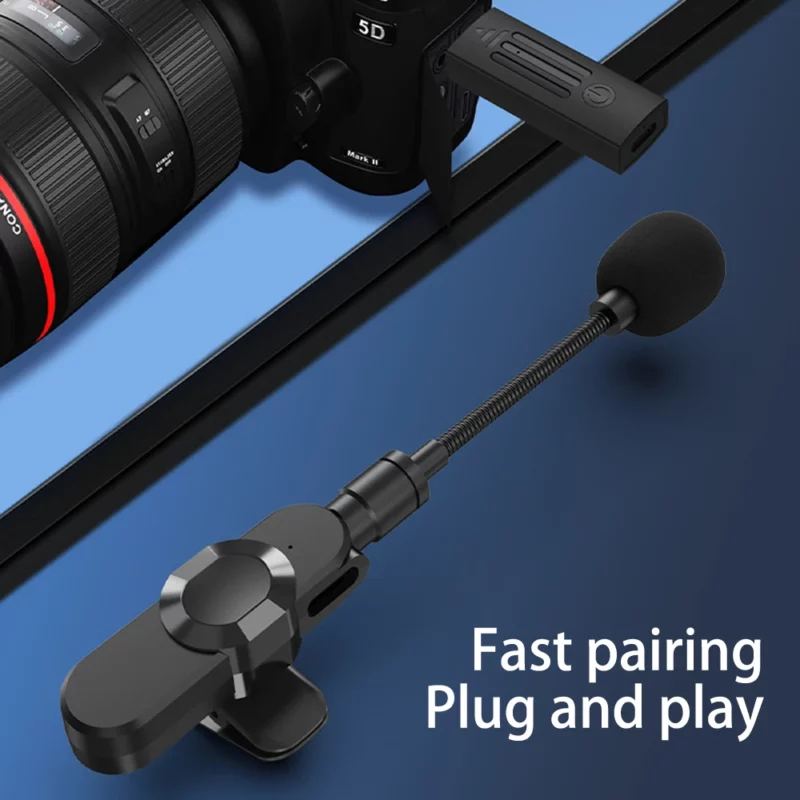 K35D Wireless Microphone 3.5mm Collar style Teacher Classroom Bee Amplifier Extended Video Receiver - Image 2