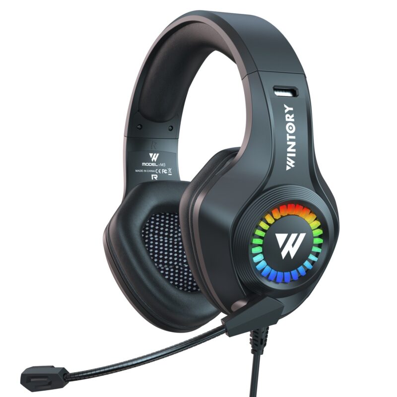 Head mounted gaming headphones wired e-sports luminous earphones mobile phones computers cool anchor headphones - Image 6