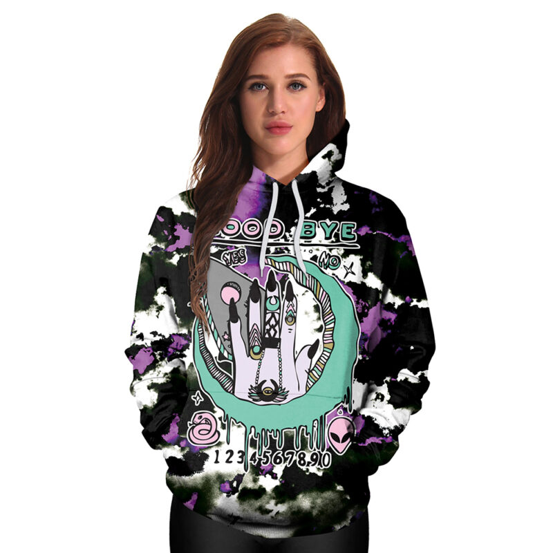 New Arrival Hiphop Hoodies Horror Fingers 3D Printed Women Hooded Sweatshirt Coats Casual - Image 3