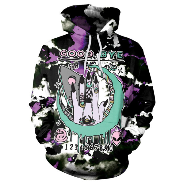 New Arrival Hiphop Hoodies Horror Fingers 3D Printed Women Hooded Sweatshirt Coats Casual