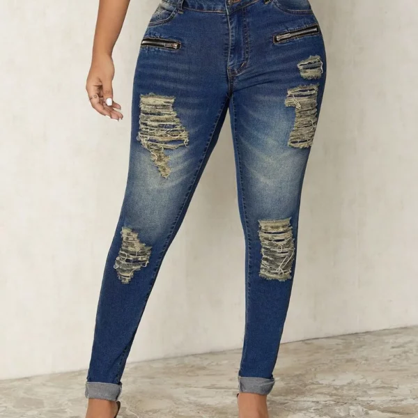 Distressed Skinny Jeans
