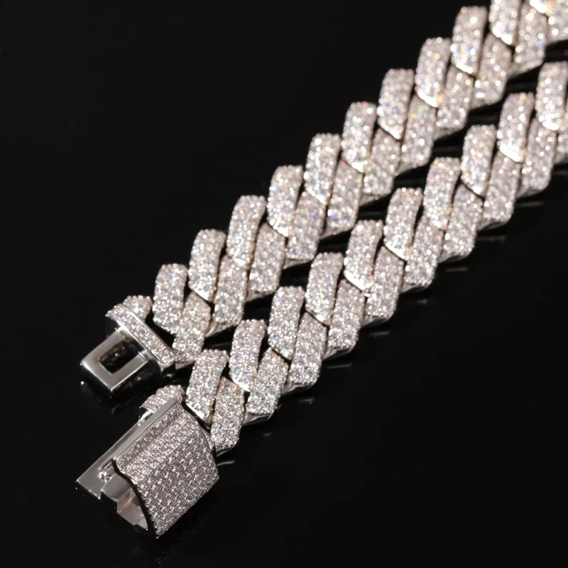 13mm Micro Pave Prong Cuban Chain Necklaces Fashion Hiphop Full Iced Out Cubic Zirconia Jewelry For Men Women - Image 4